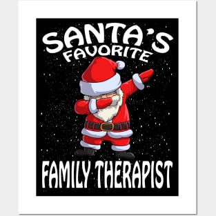 Santas Favorite Family Therapist Christmas Posters and Art